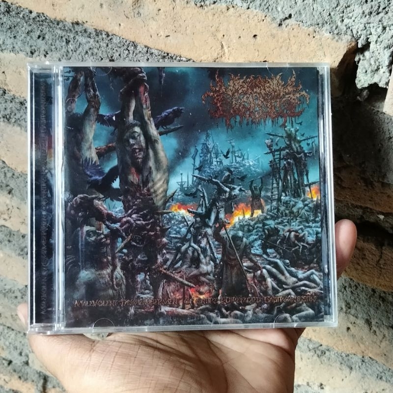 CD Original VISCERAL EXPLOSION - MALEVOLENT DISMEMBERMENT OF ENTIRE PUTREFACTED GASTROINTESTINE