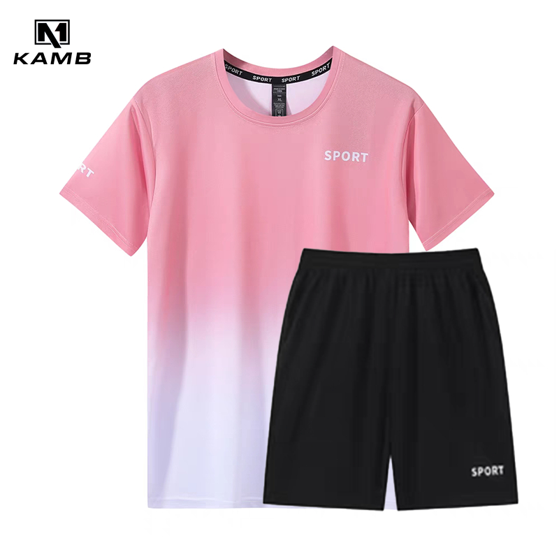 KAMB baju badminton wanita lari 1 set gym running