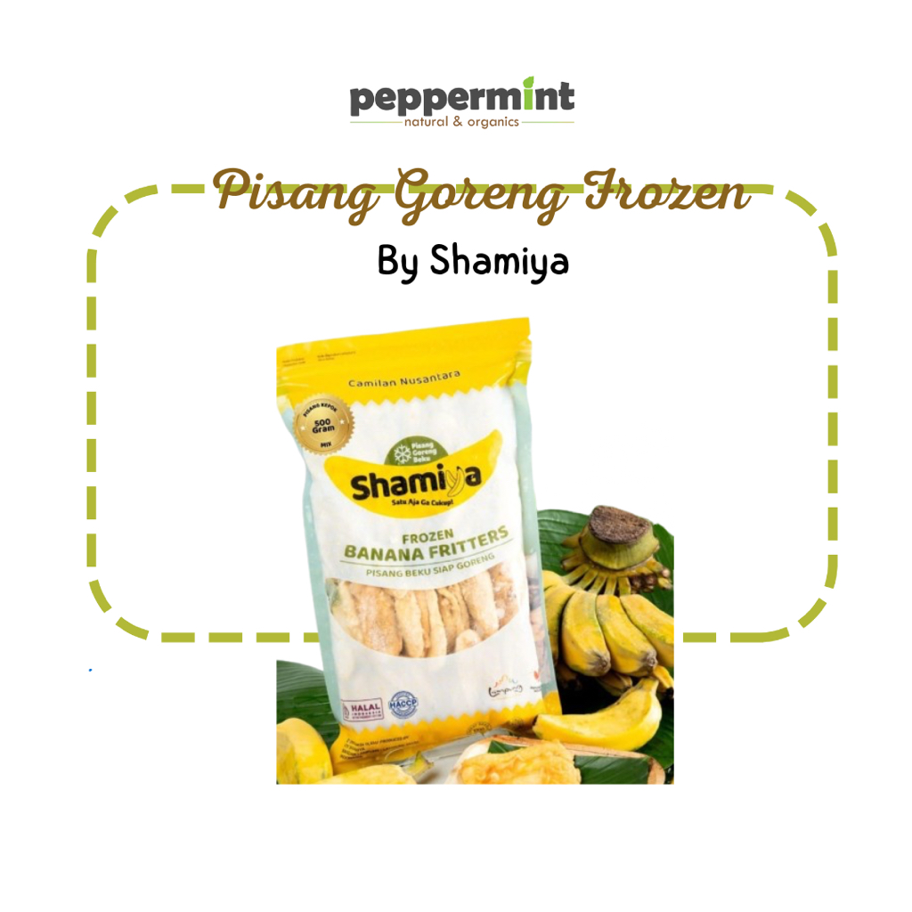 

Pisang Goreng Kepok Shamiya 400gr / frozen
