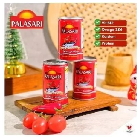

Palasari Sarden Saus Tomat Dan Cabe 155gr