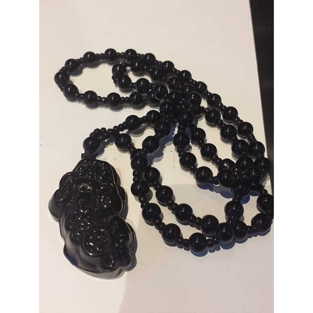 Liontin Pixiu Hitam - Natural