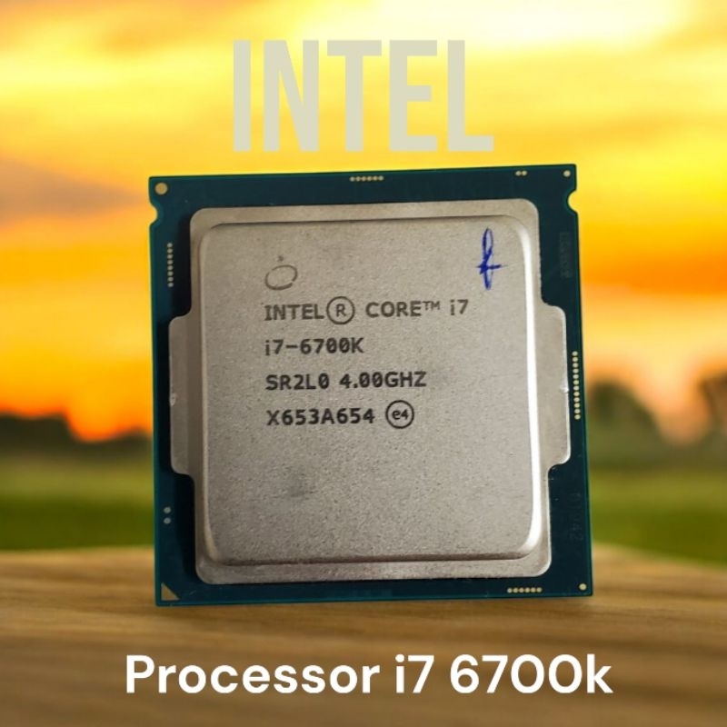 processor intel i7 6700k tray