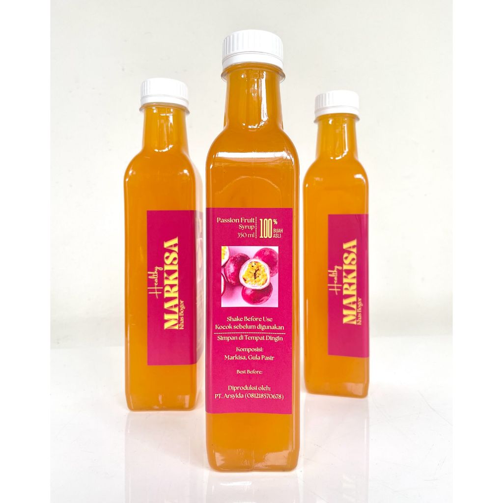 

Sirup Markisa Segar Healty Markisa Khas Bogor 350ml