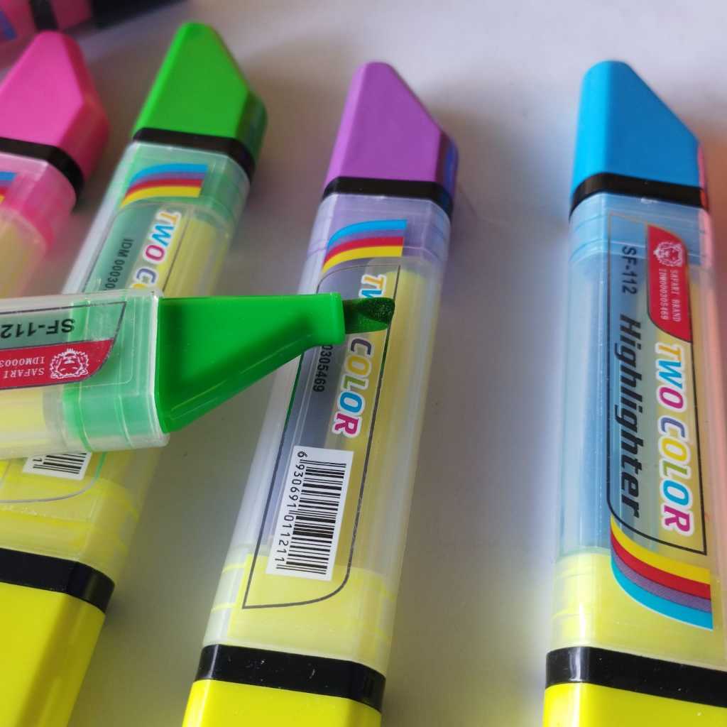 

Stabilo 2 sisi warna ES108 / Stabilo 2 warna / Highlighter