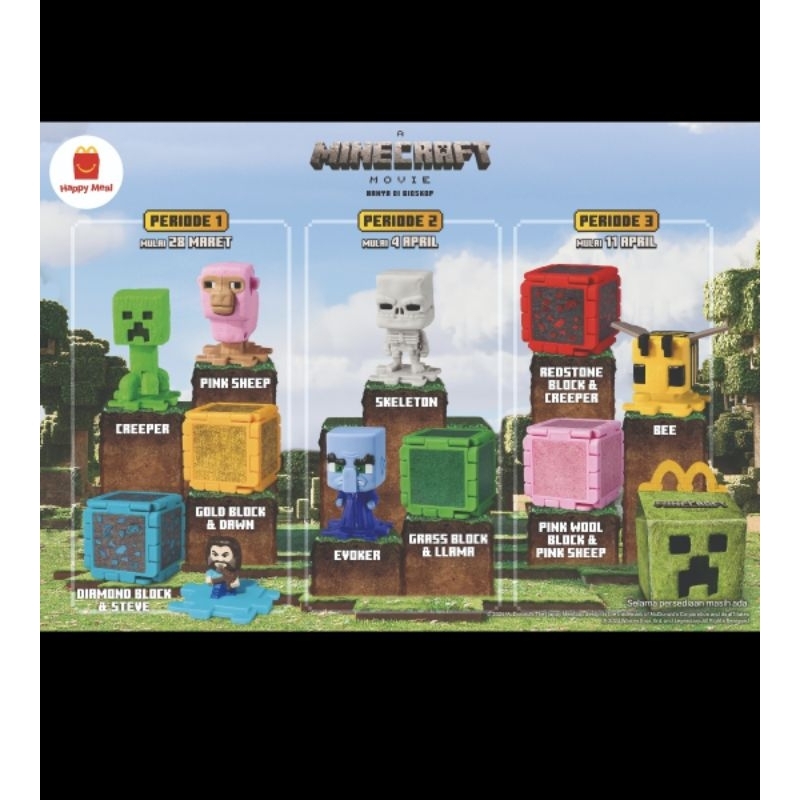 Happy Meal MCD Mcdonalds Minecraft