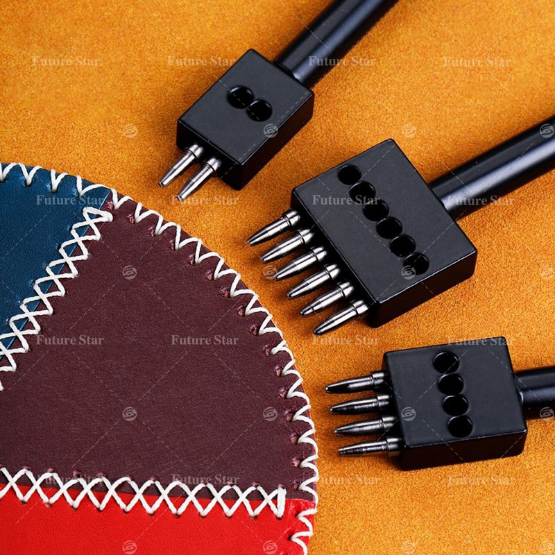 

Alat Kerajinan Kulit Pembolong Kulit 4mm 5mm 6mm 6 Plong Hollow Punch Metal Punches Cutter Stitching