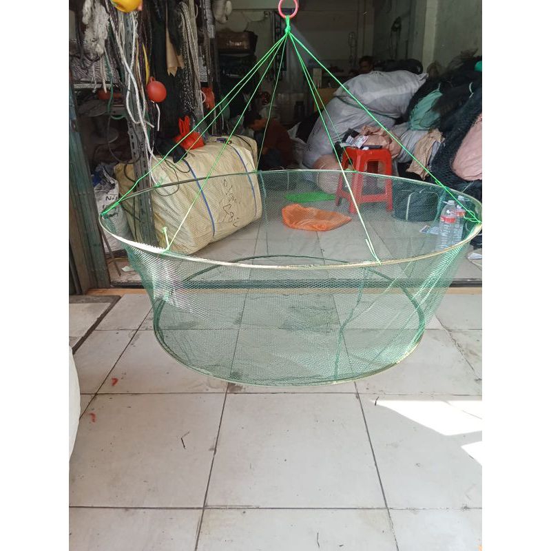 Bubu Anco Bulat Perangkap Ikan/Udang Siap Pakai Diameter 1 meter