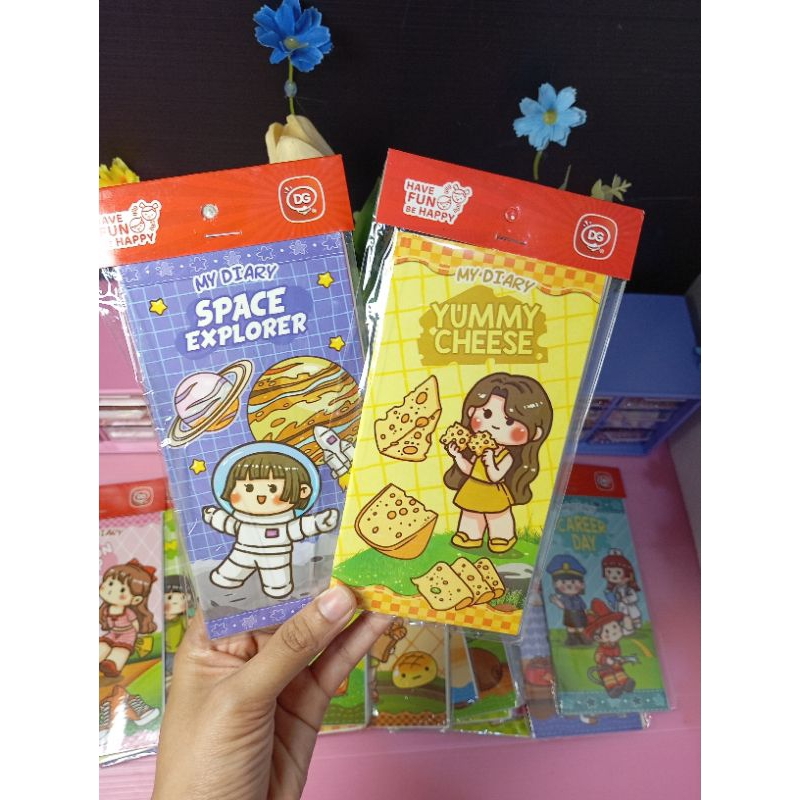 

[Aesthetic by fss.id] buku diary momo/jadwal pelajaran stiker my diary