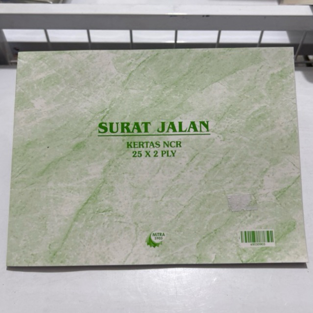 

(pcs) Surat Jalan Kertas NCR 25 x 2 Ply Mitra