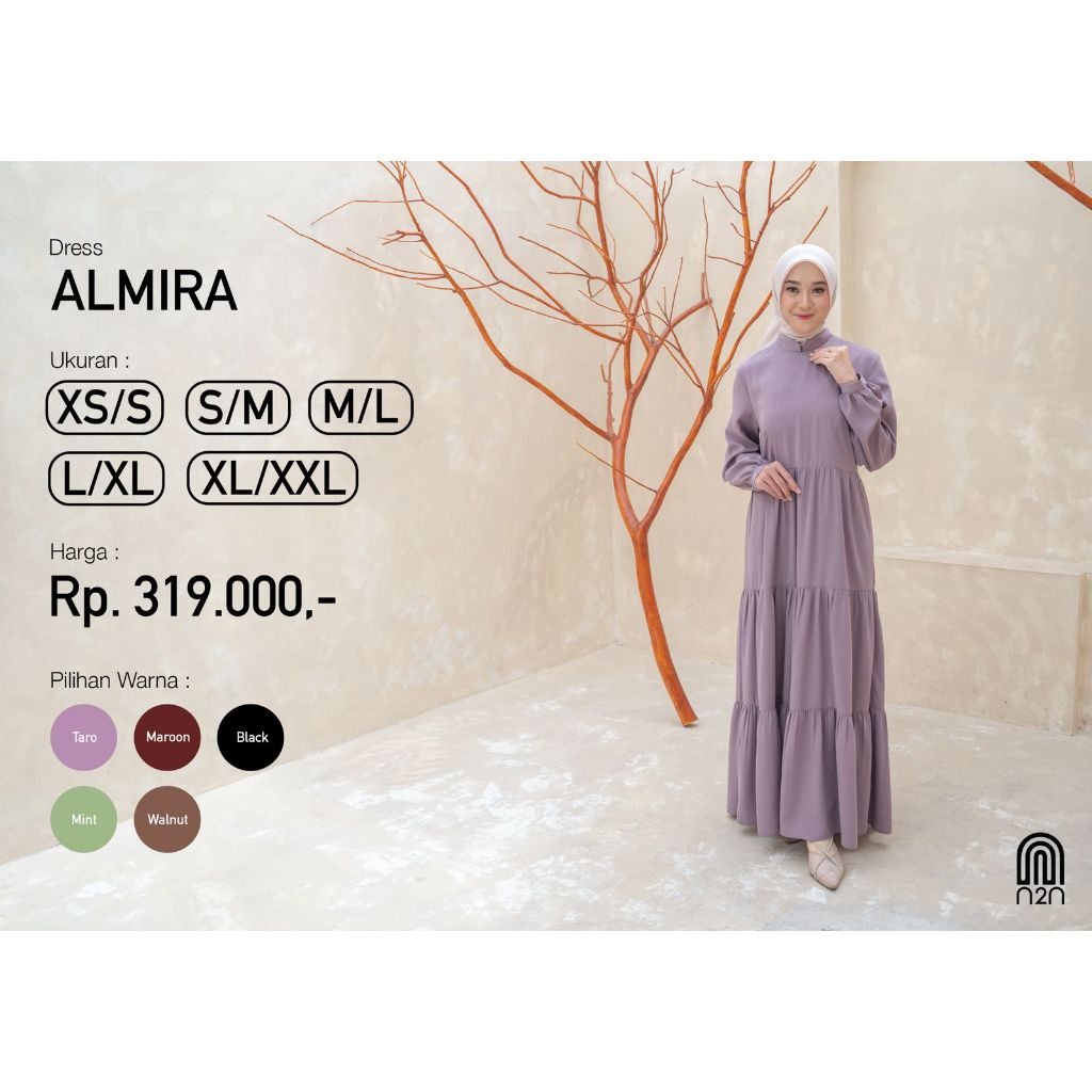N2N-ELMIRA DRESS gamis terbaru