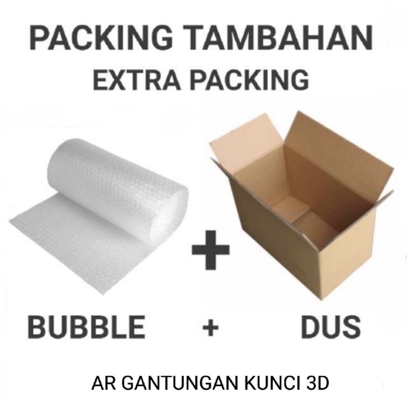 

PACKING TAMBAHAN EXTRA PACKING BUBBLE + DUS