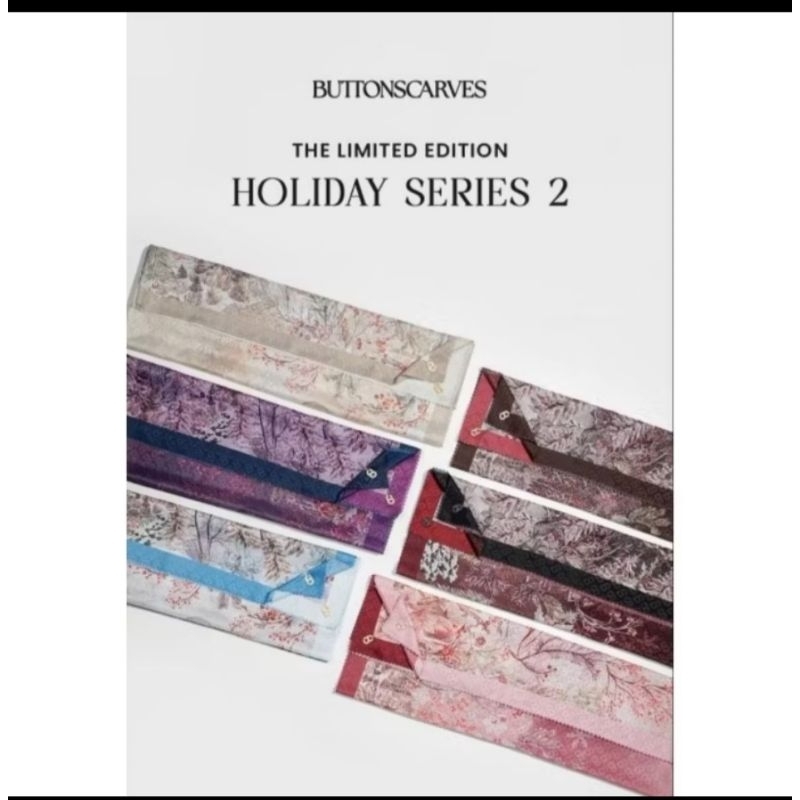 Rare item Holiday Series Buttonscarves