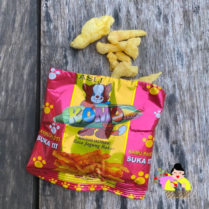 

CHIKI KOMO RASA JAGUNG BAKAR 1 DUS ISI 40 PCS