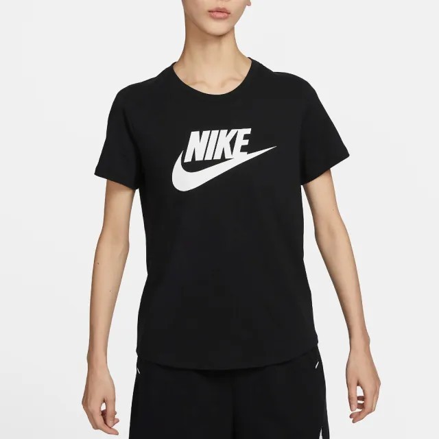 Kaos Nike Sportswear Essential Women's Logo T-shirt Black DX7907-010