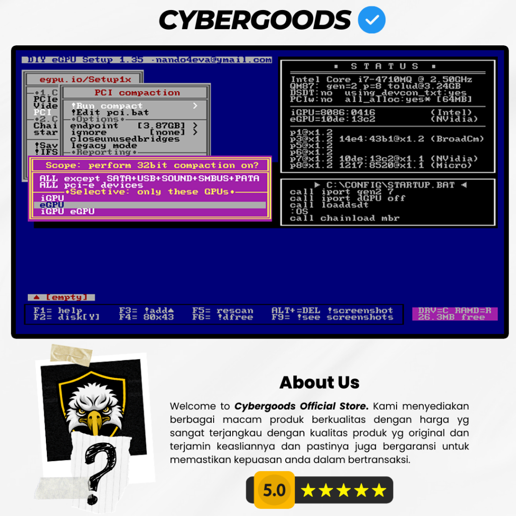 Software DIY EGPU Setup By Nando4Evan Pro DIY e-GPU Nando Full Version Aplikasi External Graphic Pro