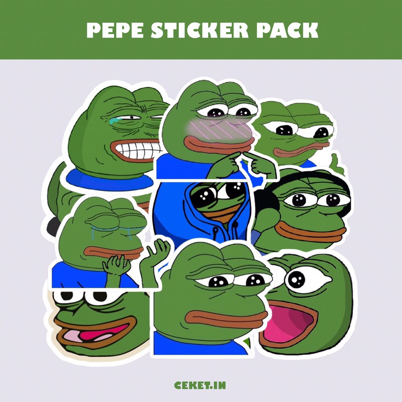 

Pepe Sticker Pack (12pcs)