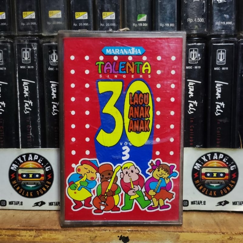 Kaset Pita - 30 Talenta Anak2 - Radio Tape - Kaset - Radio - Pemutar Kaset - Retro - Classic - Casse