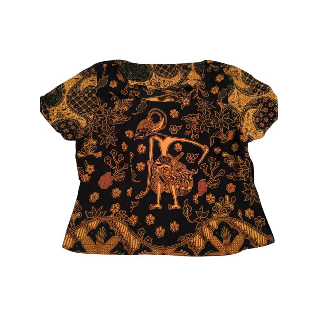Blouse Batik Lengan Pendek Preloved
