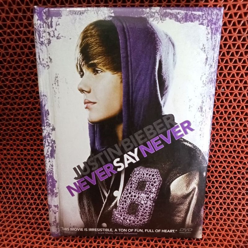 DVD JUSTIN BIEBER Never Say Never..100% ORIGINAL