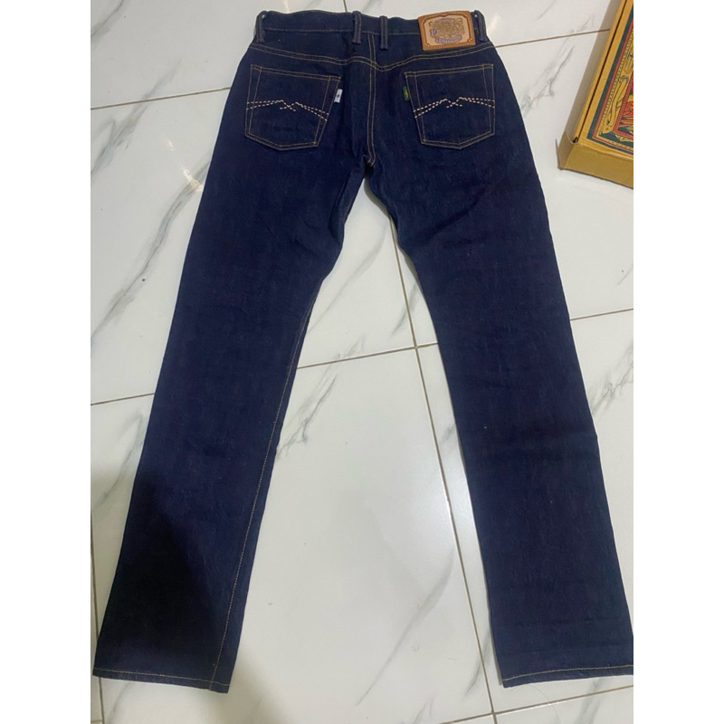 Sage denim 10th Anniversary: Mastermind 20oz Unsanforized Extra Deep Indigo sz 32 slimcut