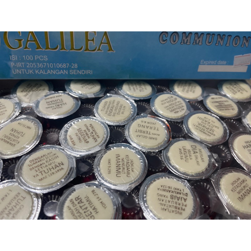 

paket anggur dan hosti ayat Galilea isi 100