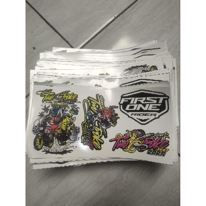 STICKER TWO STROKE FEST SERIES 2 SAMPANG