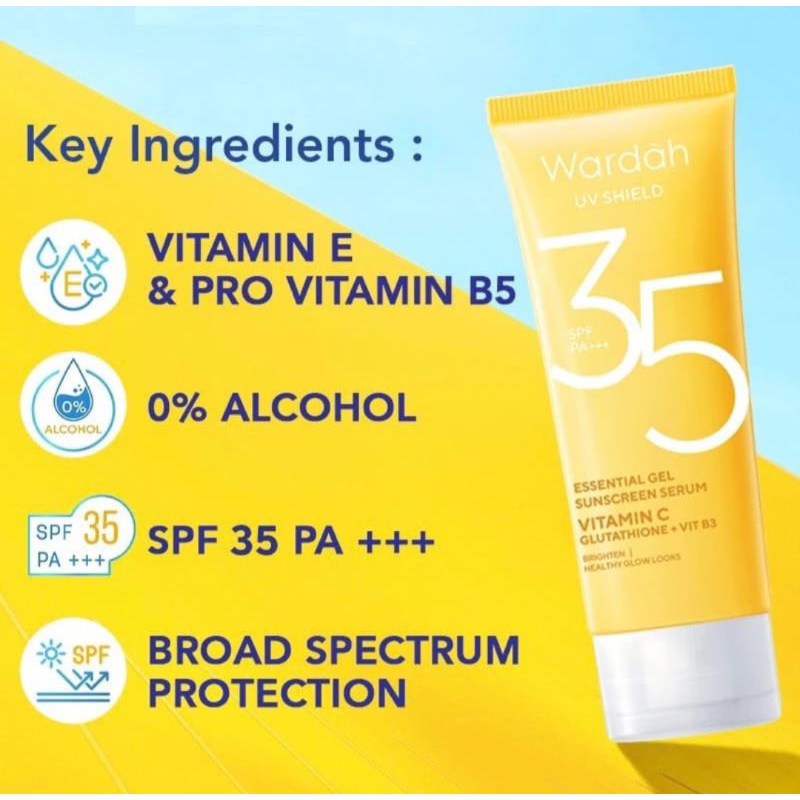 Wardah sun screen sunblock