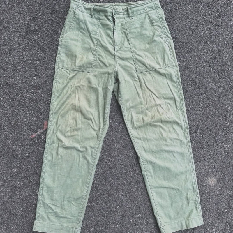celana uniqlo green olive