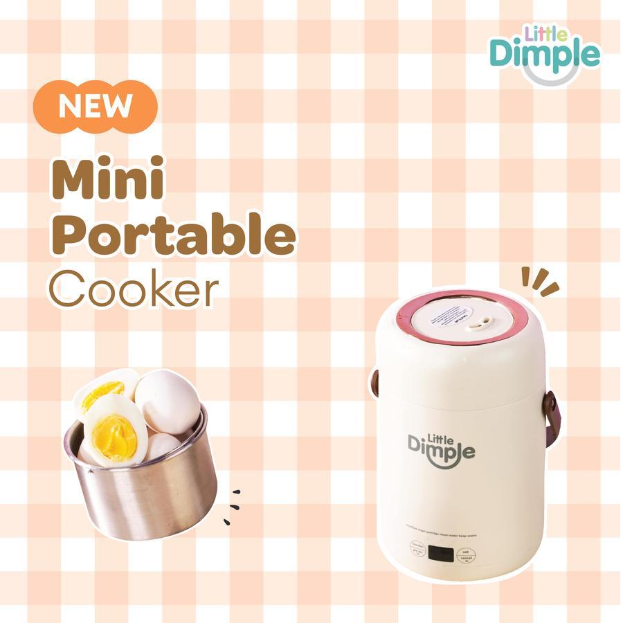 Little Dimple Mini Portable Cooker / Alat Masak Mpasi Portable / Lunch Box / Rice Cooker / Wadah Bek