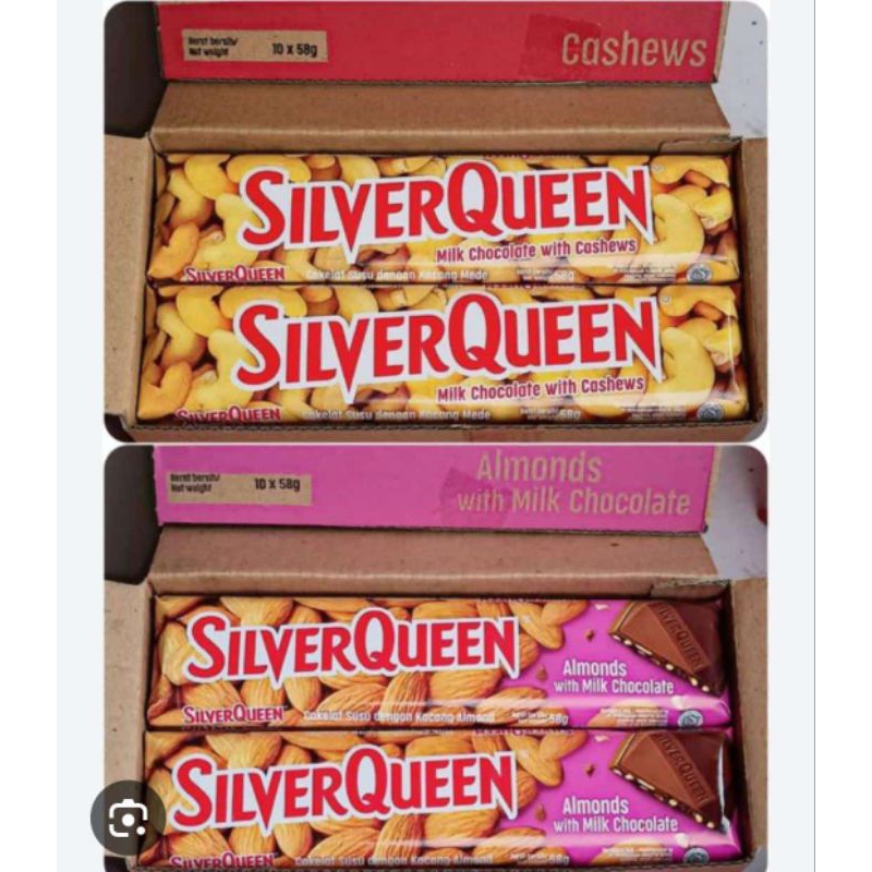 

Silverqueen Milk Chocolate Cashew dan almon