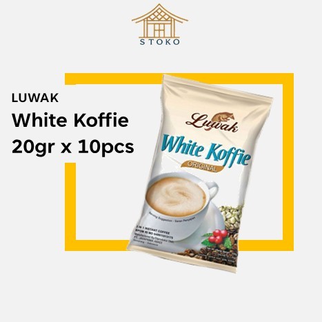 

Luwak White Koffie sachet 25 gr 1 Renceng isi 10