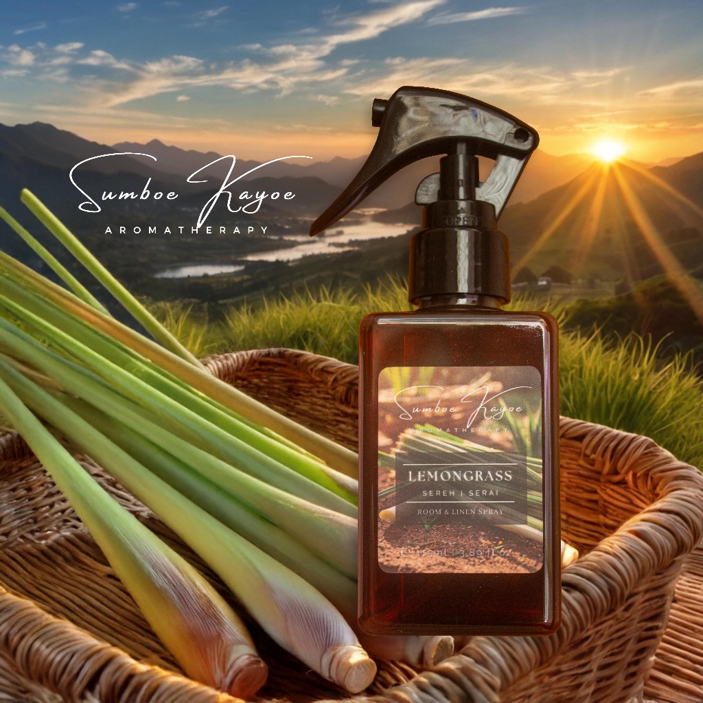 [100% Essential Oil] Lemongrass Sereh / Serai, menyegarkan & menambah semangat Essential Oil