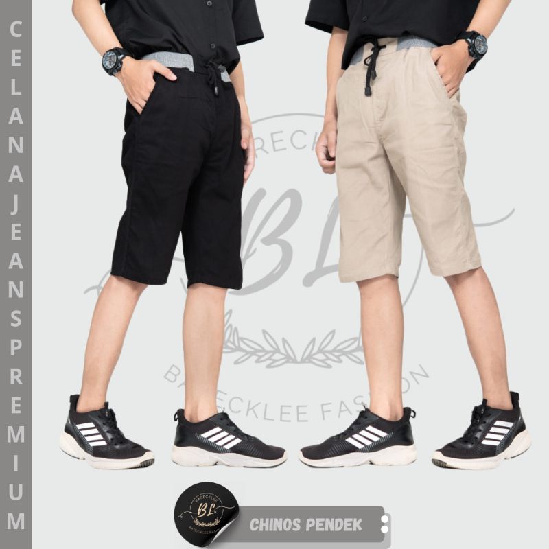 Celana Pendek Chinos Premium Pinggang Rip Street Melar Celana Pendek Pria