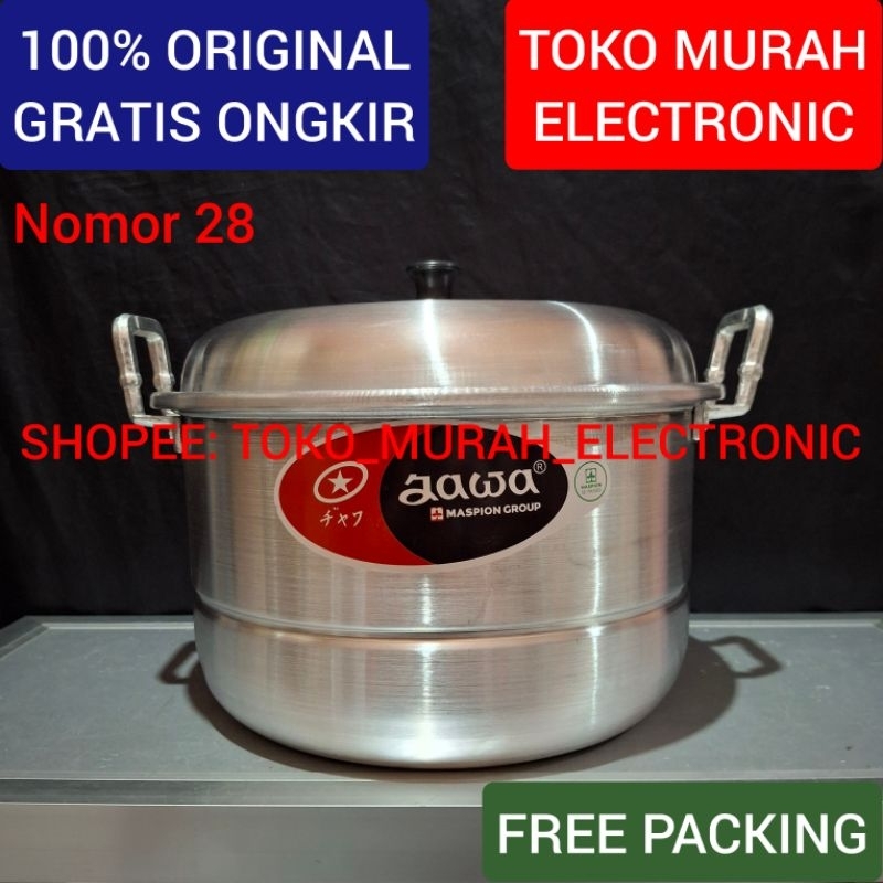 TME - Dandang Jawa 28 Cm Original Panci Kukusan Serbaguna