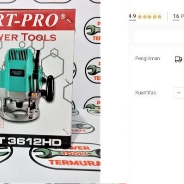 

Router Kayu NRT PRO 3612 HD 1/2" Pahat Besar Wood Trimmer 2 Tangan