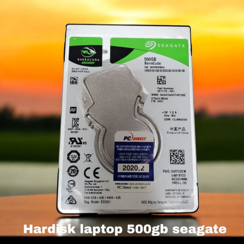 harddisk laptop seagate barracuda 500gb