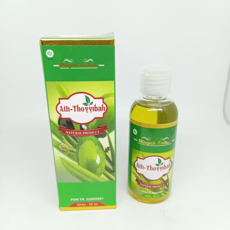 

MINYAK ZAITUN ATH THOYYIBAH 60 ML / EXTRA VIRGIN OLIVE OIL MURNI