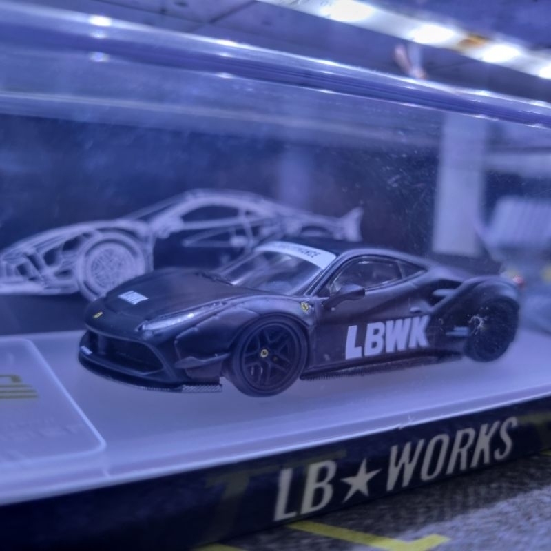 CM MODEL FERRARI 458 LBWK HITAM EXOTIC