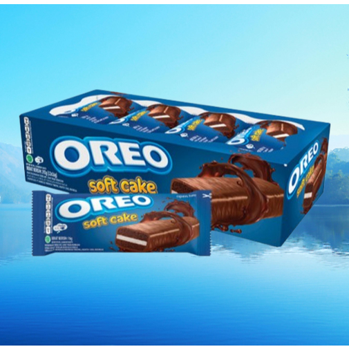 

Oreo Soft Cake Chocolate Kue Bolu Cokelat Mondelez 1 Box 12 Pcs