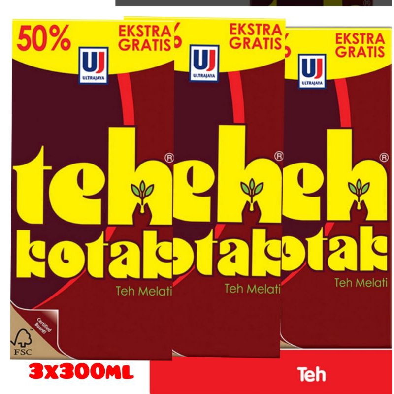 

Ultra Teh Kotak Jasmine 3x300ml