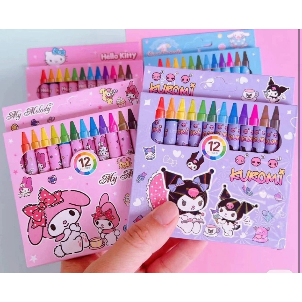

crayon 12w motif Sanrio