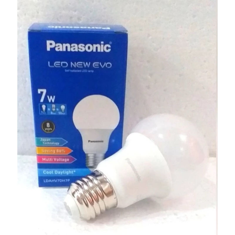PANASONIC LED Bulb EVO 7 Watt Watt E27 Putih (6500K)