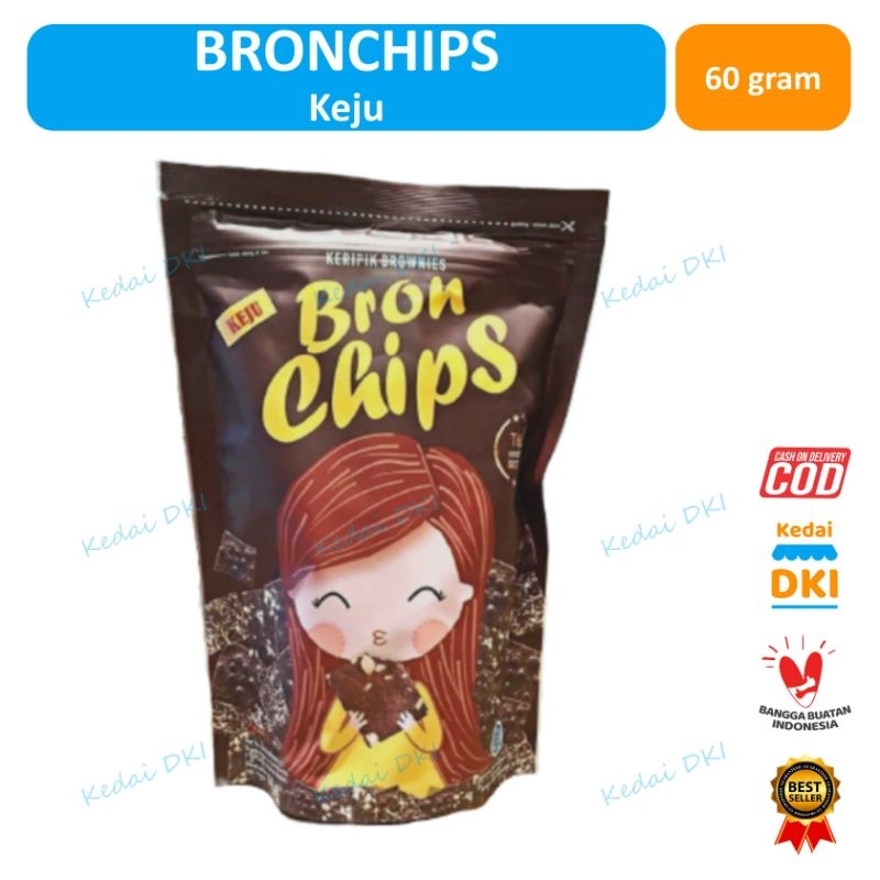 

Keripik Brownies BRONCHIPS - KEJU