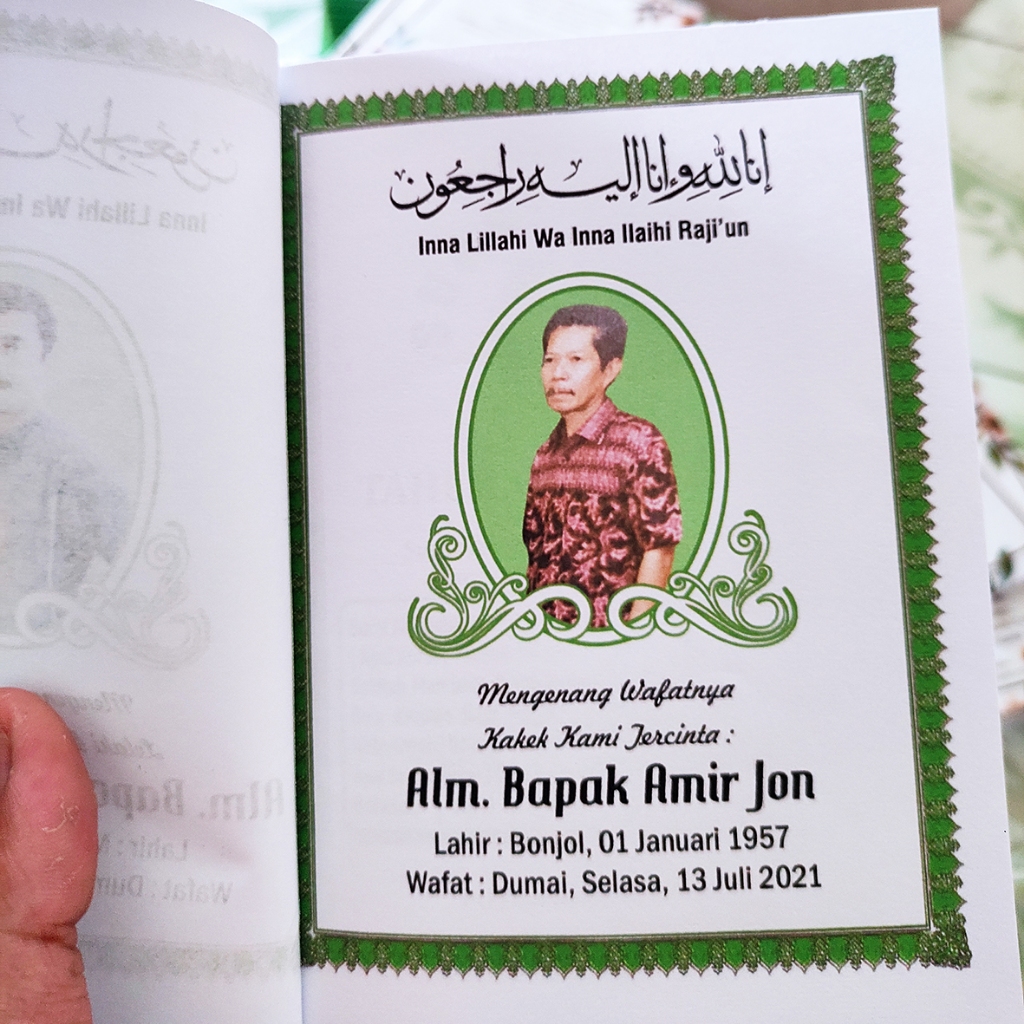 Halaman Tambahan Buku Yasin dan Tahlil (HVS)