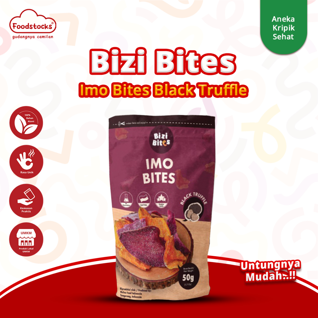 

Imo Bites Chips Ubi Black Truffle 50 Gr