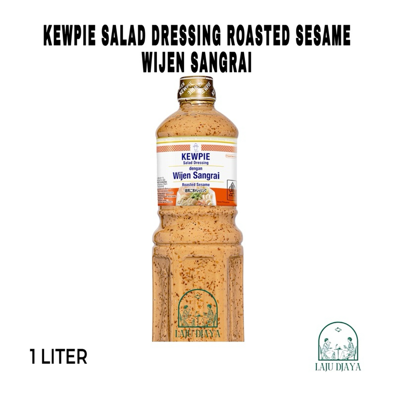

Kewpie Salad Dressing Roasted Sesame Wijen Sangrai / Grated Onion 1L Halal
