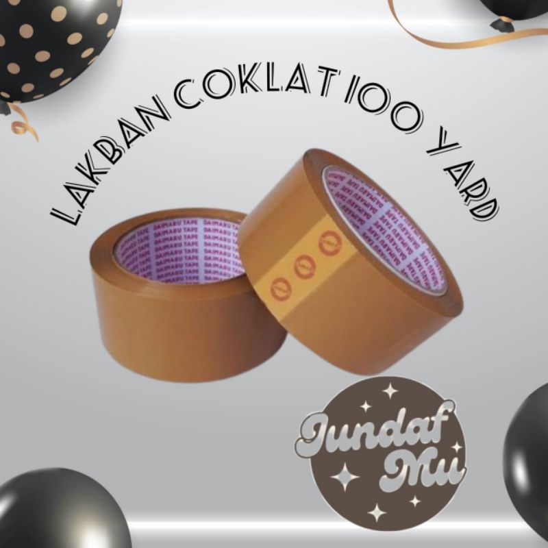 

lakban coklat 100 yard termurah