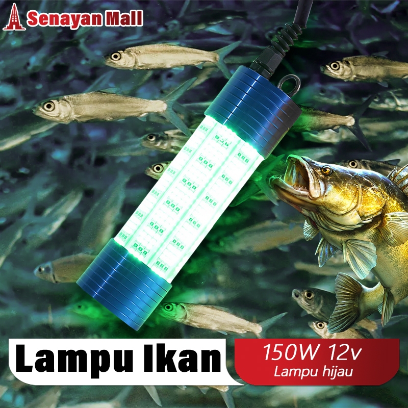 Lampu Pancing Ikan LED Daya Tinggi 150W12v Lampu Pancing Ikan Bawah Air / Lampu Cumi-cumi