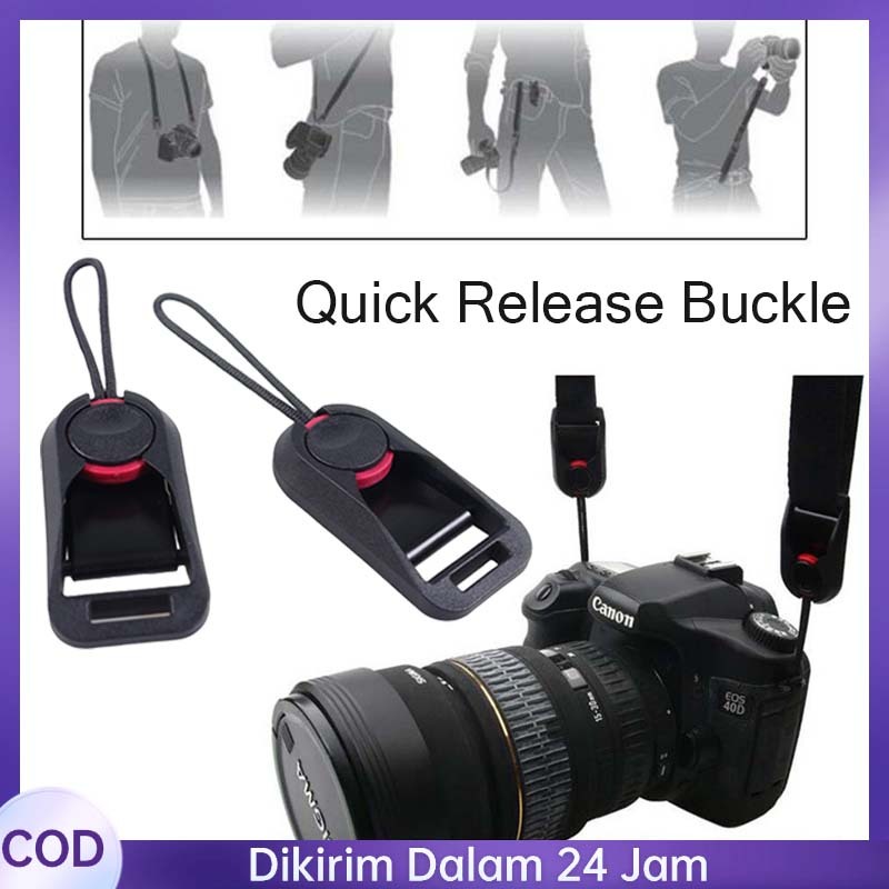 1set/2pcs Quick Release Buckle Connector Hand Strap Kamera Quick Release Quick Release Strap Konekto
