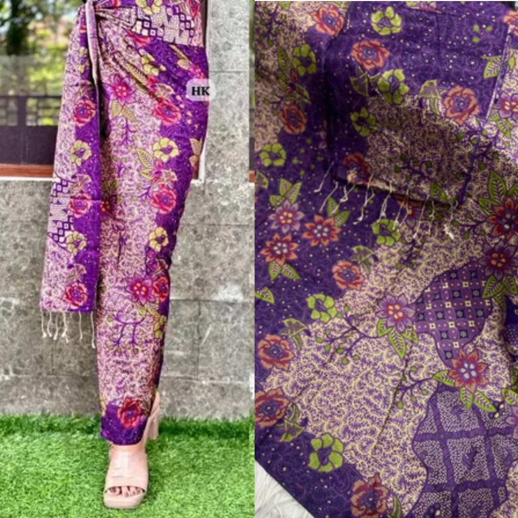 Kamen Sutra Paris Premium Motif ATBM/ Kamen Sutra Paris/ Sutra Paris Set Selendang